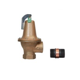 Watts F383792 1-1/2" Pressure Relief Valve 50 PSI 740