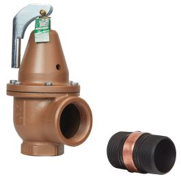 Watts F383800 Pressure Relief Valve 4907000 BTU 60 PSI 1-1/2"X2"