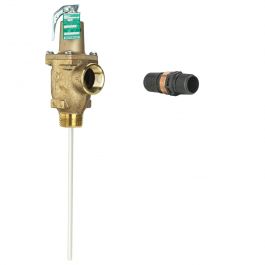Watts F556008 1" Temperature & Pressure Relief Valve 2134000 BTU 210°F 150 PSI LF40XL-4