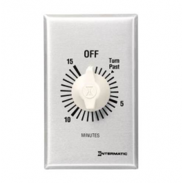 Intermatic FF12HHC 12-Hour SPST Spring Wound Timer W/Hold Feature