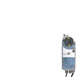 Siemens Building Technology GCA126.1P S/R Damper Actuator 24V On/Off 2 Auxiliary Switches Plenum-Rated Cable