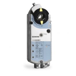 Siemens Building Technology GCA164.1U Electric Damper Actuator Spring Return 24 VAC 0-10 VDC Auxiliary Switch ST/SP ADJ 142 lb-in