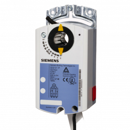 Siemens Building Technology GDE141.1P Damper Actuator 44 lb-In NSR 2PT/Float Plenum 24V