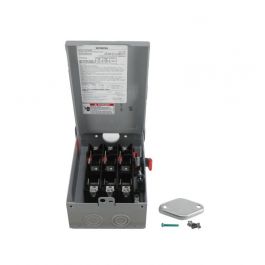 Siemens Industrial Controls GF322NRA 3-Pole 4-Wire General Duty Fused Safety Switch 240V 60A 3R