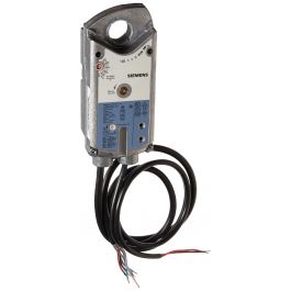 Siemens Building Technology GMA126.1U 2-Position S/R Electronic Damper Actuator W/Switch 62 In-lb 24V
