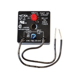 ICM Controls ICM102FB Time Delay Relay 10 Minutes Adjustable W/6" Wire Leads