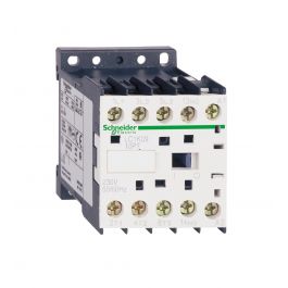 Schneider Electric (Square D) LC1K0901B7 3-Pole N/O Contactor 9A W/NC Auxiliary 24 VAC