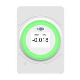 Setra LITER25WBDWPVOAN Room Pressure Monitor Setra Lite White +/-0.25"WC