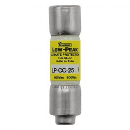 Bussmann Fuse LP-CC-25 Time-Delay Fuse 25A 600 VAC/300 VDC Class-CC