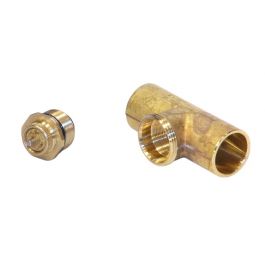 Macon Controls N10950 3/4" Sweat Straight Radiator Valve Body 2.5Cv