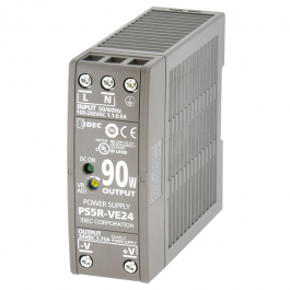 IDEC Relays PS5R-VE24 Power Supply DIN Rail 90W 24V/375A