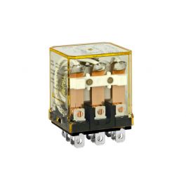 IDEC Relays RH3B-UAC120V 3-PDT Plug-In Relay 120 VAC