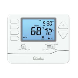 Robertshaw RS9210 7-Day Digital Programmable Wall Thermostat 2H/1C