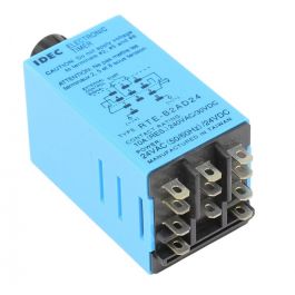 IDEC Relays RTE-B2AD24 Timer Blade Plug-In 1Sec - 600Hour 24V