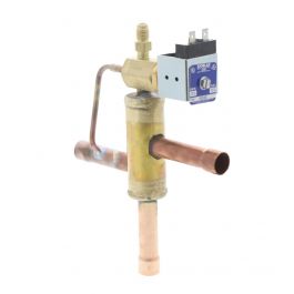 York S1-025-41200-000 5/8" 3-Way Valve With Coil Spade OD