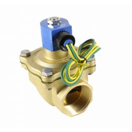 GC Valves S211GF01V5HJ2 Solenoid Valve N/C Viton 1.5"NPT 5/150-PSI Water, 24V