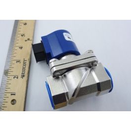 GC Valves S211YF16L7EG5 Solenoid Valve N/C S/S 3/4"NPT Diaphragm 24 VDC
