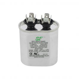 Trane SFCAP075440 Oval Run Capacitor 7.5 MFD 370/440V