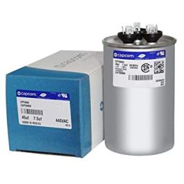Trane SFCAP45D75440R Round Run Capacitor 45/7.5 MFD 370-440V