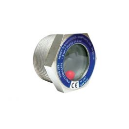 Henry Technologies SG-1208 Sight Glass Clear Lens W/Float Ball 1" NPT