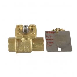 Bray Commercial ST2-05-3-02 1/2" 3-Way Threaded Ball Valve 1.9Cv