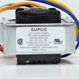 Supco SXT114 Transformer 120/208/240V PRI 24V SEC 20VA