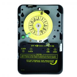 Intermatic T101B SPST 24-Hour Mechanical Time Switch 40A 120V