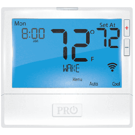 PRO 1 IAQ T855ISH WiFi Thermostat 7-Day/5-1-1 Programmable