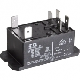 TE Connectivity T92P7D22-22 DPST NO Power Relay Coil 30A 22VDC