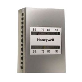 Honeywell-TP970A2145/U D.A Pneumatic Thermostat Conversion Stat With Crome Cover Universal Adapter, UPC Code: 085267101554