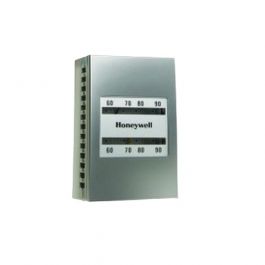 Honeywell-TP970B2077/U Pneumatic Thermostat R.A. 2 Pipe Convertastat W/Satin Cover & Wall Plate Replace UPC Code: 085267101691