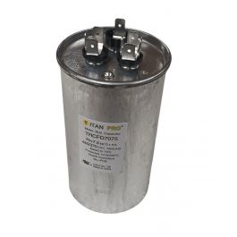 Packard TRCFD7075 Dual Round Run Capacitor 370-440V 70+7.5 MFD 50-60Hz