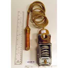 Johnson Controls V47AB-3C 1/2" Temperature Actuated Water Valve 115°-180°F