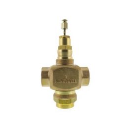 Honeywell-V5013N1063/U 3-Way Mixing Globe Valve 1" NPT 11.7Cv