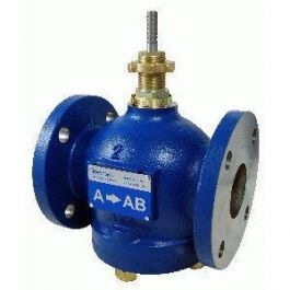 Schneider Electric (Barber Colman) VB-8213-0-5-13 Globe Valve 3" Flanged Stem‑Up Open 125 PSI 85Cv Cast Iron Body