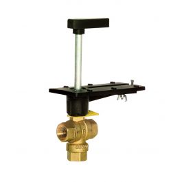 Honeywell VBN3ABPA0000 3-Way Brass Control Ball Valve 1/2" NPT 0.33Cv Standard Profile