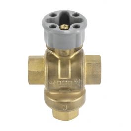Honeywell VBN3ACPA0000 3-Way Control Ball Valve 1/2" NPT 0.59Cv Brass STD PRFL