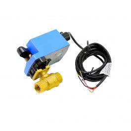 Johnson Controls VG1241AG+9A4GGA 1/2" 2-Way Proportional Ball Valve Normally Sealed Forged Brass 24V 4.7Cv
