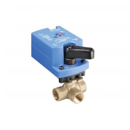 Johnson Controls VG1841AD+9A4GGA 1/2" 3-Way Proportional Brass Ball Valve NSR 24V 1.2Cv