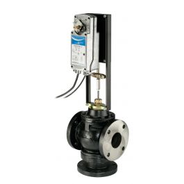 Johnson Controls VG2231TM+843C01 2.5" Flanged Globe Valve N/O W/Position 51Cv 3-7 PSI