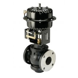 Johnson Controls VG2431TM+843E01 Flanged Control Valve W/Positioner 2-1/2" 9-13W N/C