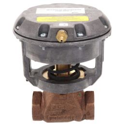 Johnson Controls VG7241ET+3008B 1/2" 2-Way N/O Globe Valve 3-6 PSI 1.8Cv