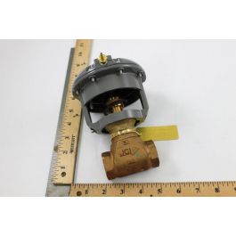 Johnson Controls VG7243ET+3008B Normally Open Stainless Steel 1/2" 1.8CV 3-6 PSI