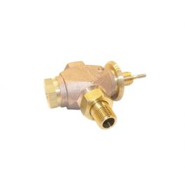 Johnson Controls VG7551GT+3008B 1/2" Union Angle Valve W/Positioner 4.6Cv 3-6 PSI