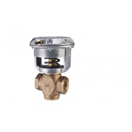 Johnson Controls VG7551LT+3008E 3/4" N/O Union Angle Valve 9-13 PSI 7.3Cv