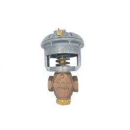 Johnson Controls VG7842GT+3008E 1/2" 3-Way Mixing Pneumatic Valve Actuator 9-13 PSI 4.6Cv