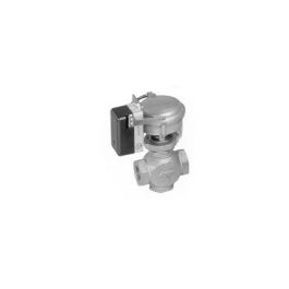 Johnson Controls VG7842NT+3008EP 3-Way Mixing Globe Valve W/Positioner 1" NPT 11.6 Cv 9-13 PSI