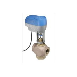 Johnson Controls VG7844ST+71CHGA 2" NPT 3-Way SS Globe Valve 46.2Cv Proportional Actuator 24V
