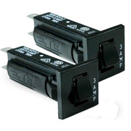 TE Connectivity W28-XQ1A-3 1-Pole Circuit Breaker Push 3A