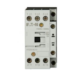Cutler Hammer-Eaton XTCE018C10T 3-Pole Auxiliary Contactor 18A 1N/O 24V